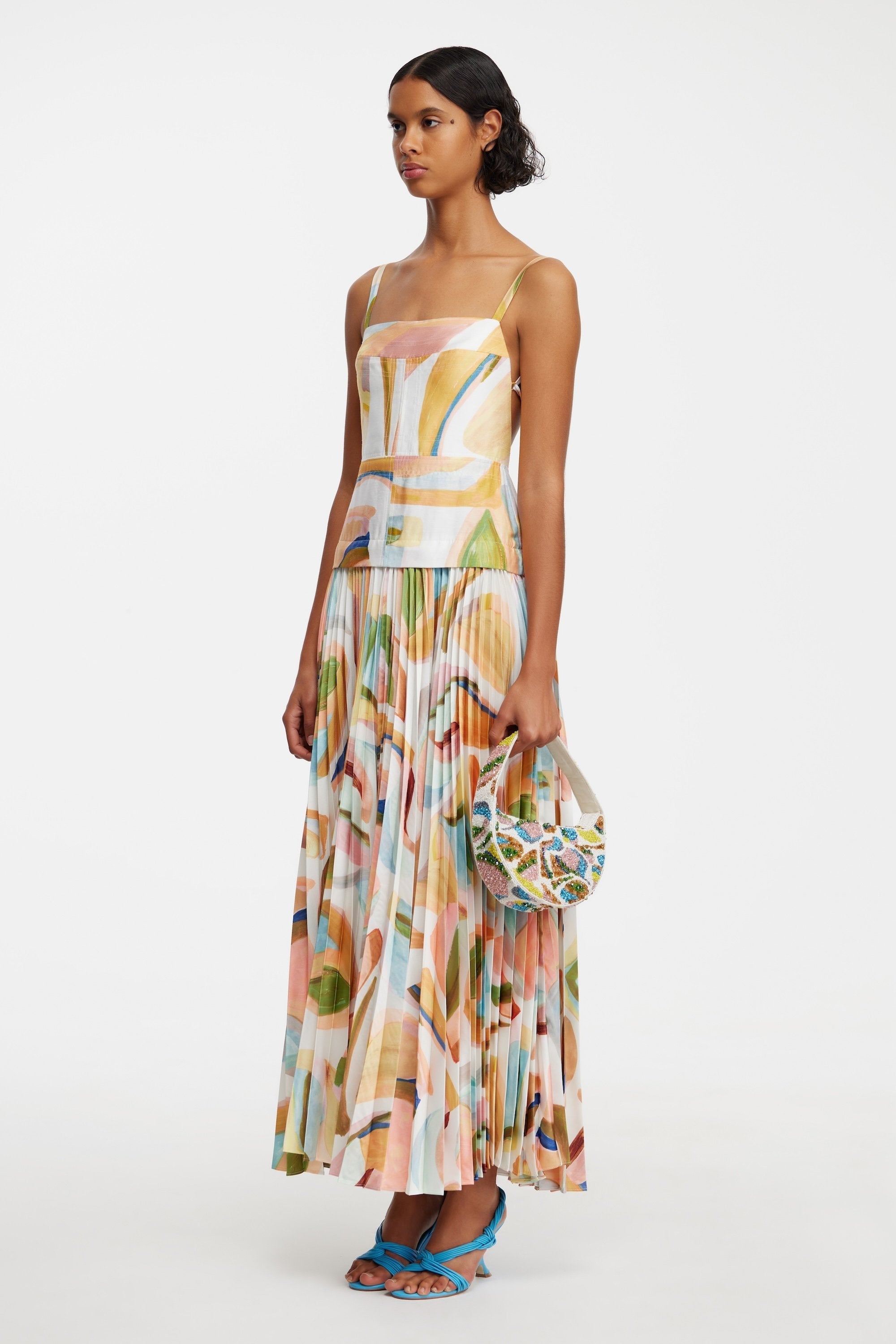 LEASGILL MIDI DRESS