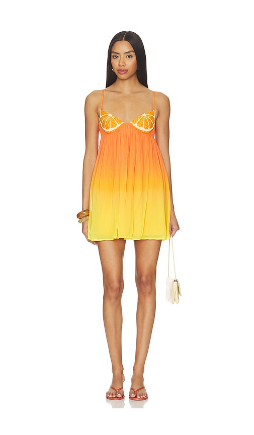Citrus Sequin Mini Dress
