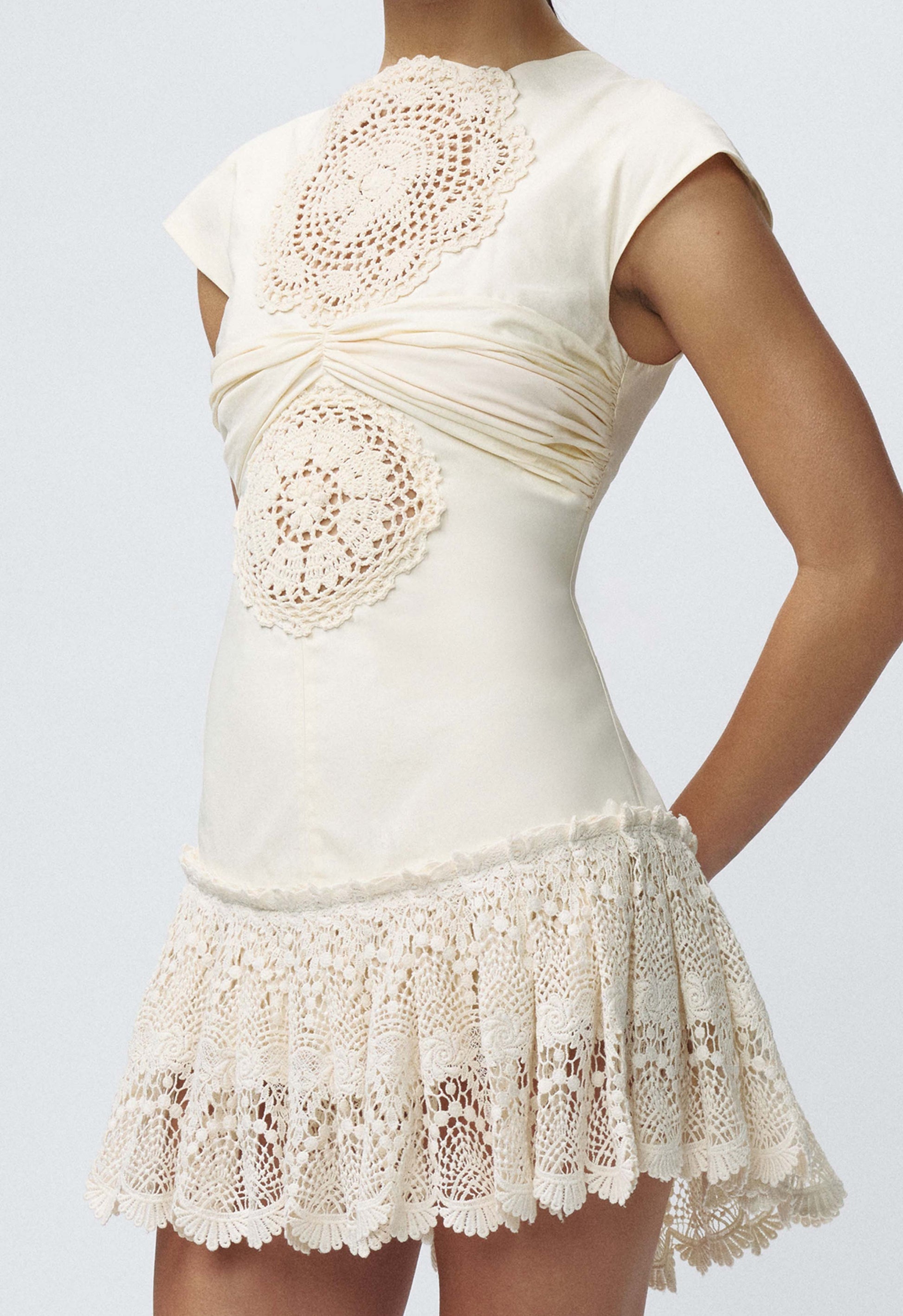 Doily Mini Dress
