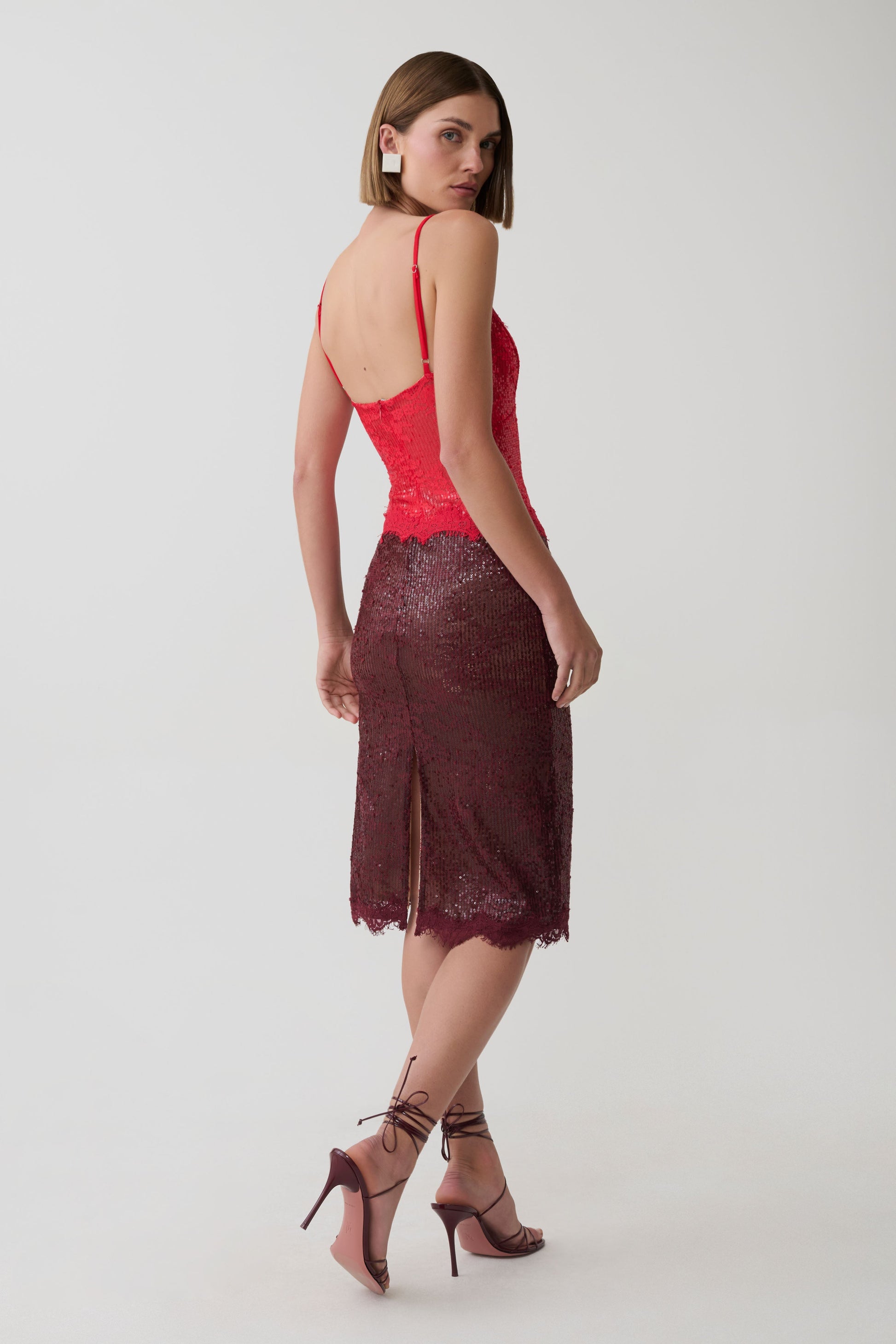 Jaimee Lace Midi Dress