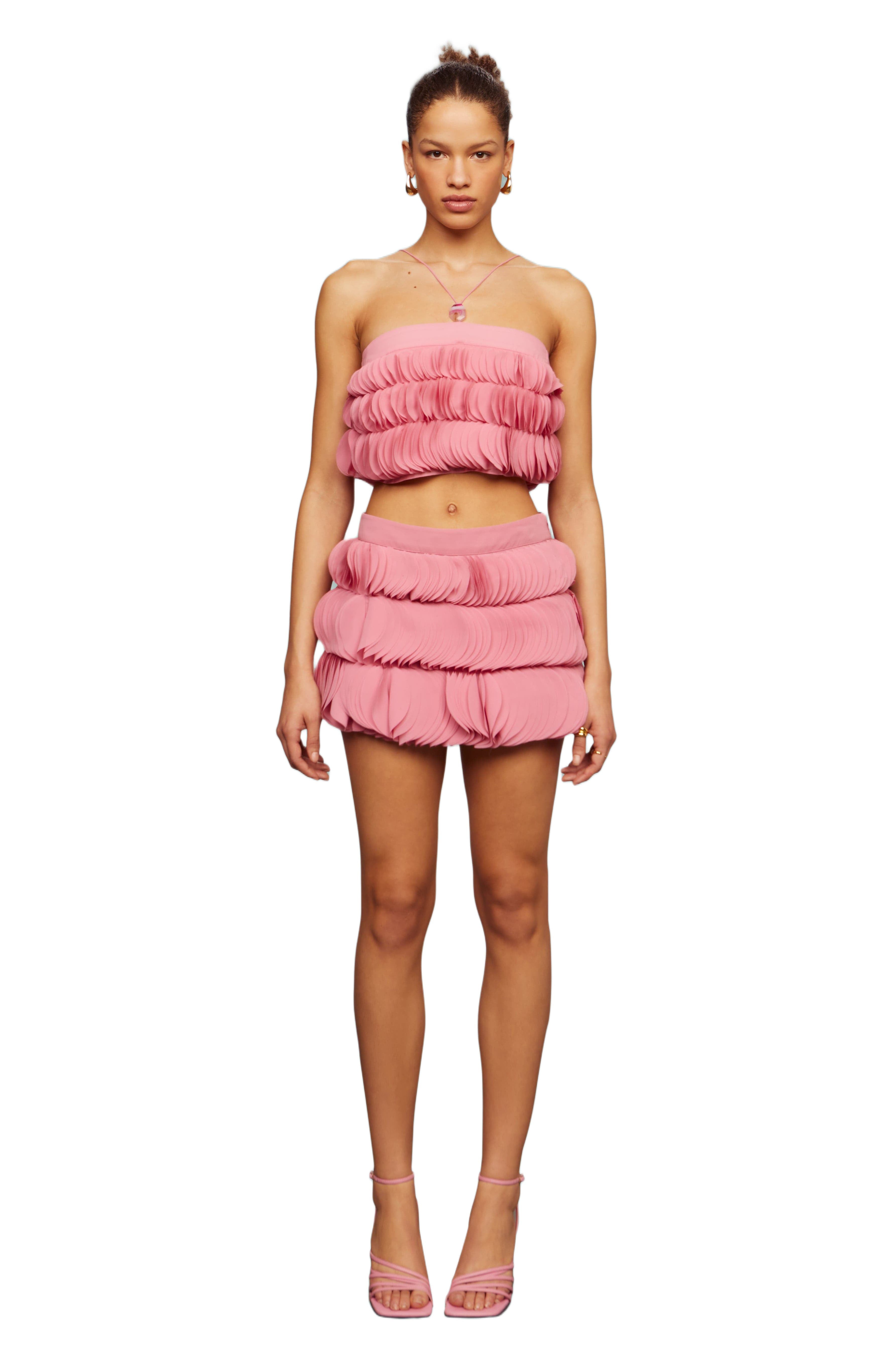 Capri applique shift set