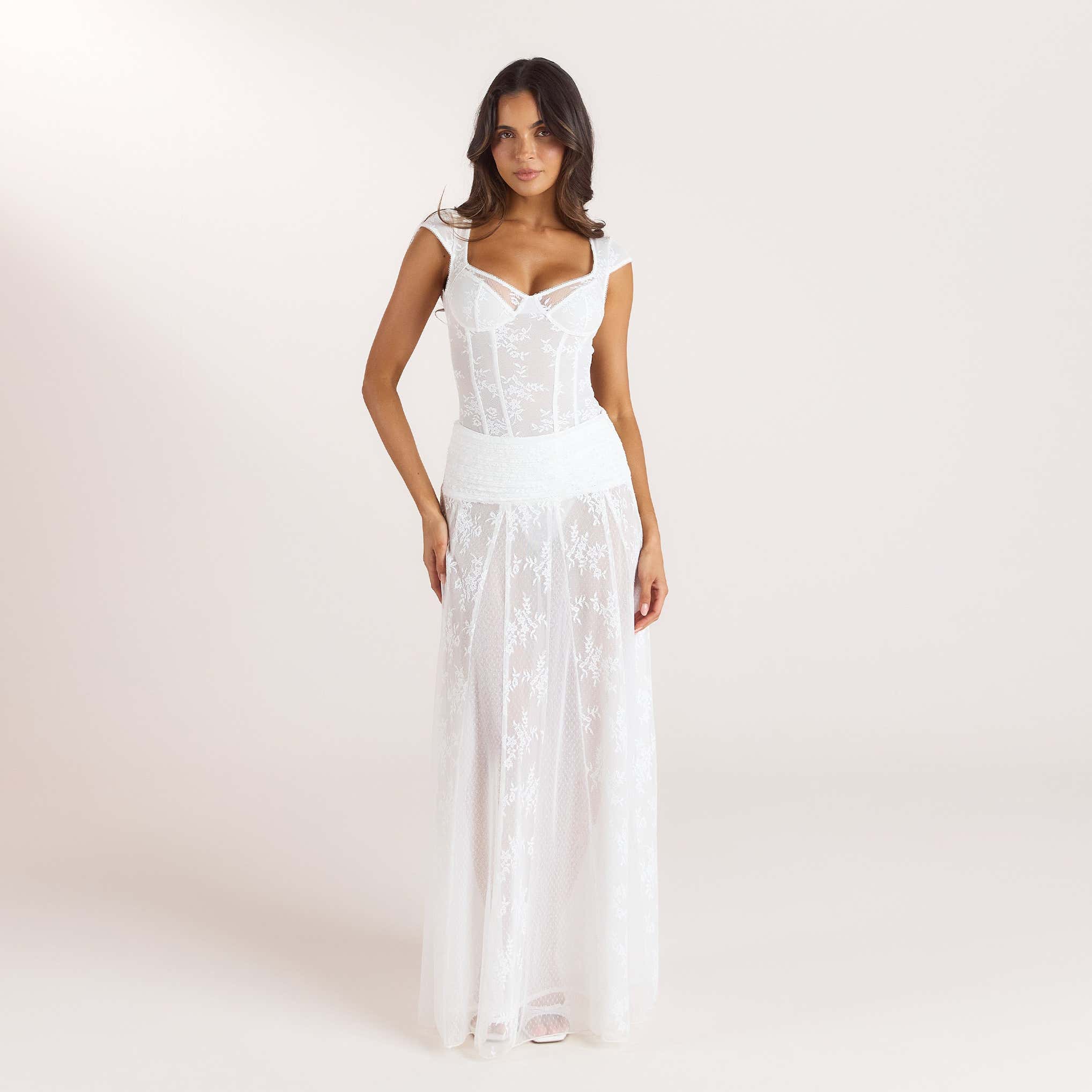 Cap-Sleeve Lace