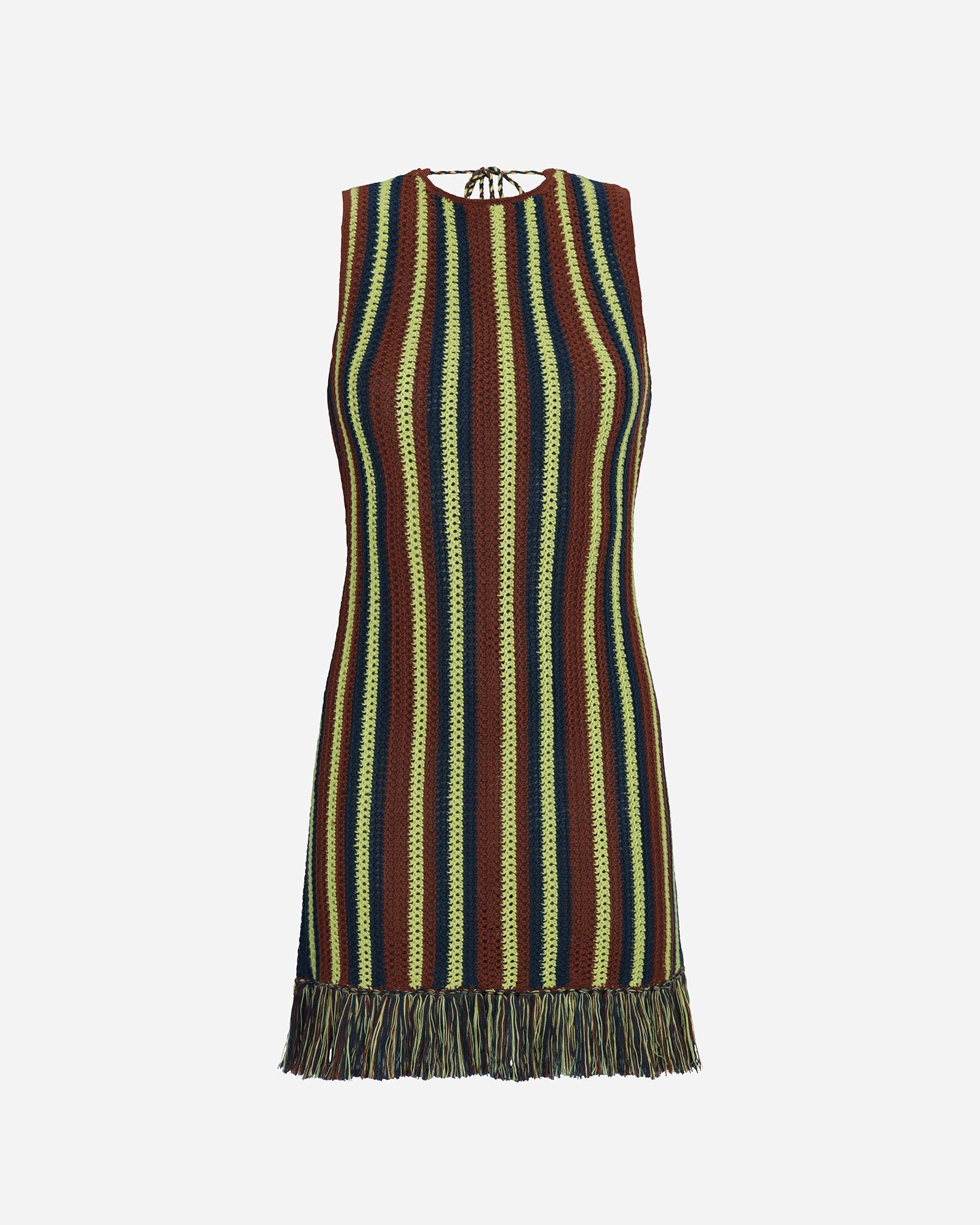 MISTI Mini Dress | Matcha/ Brown