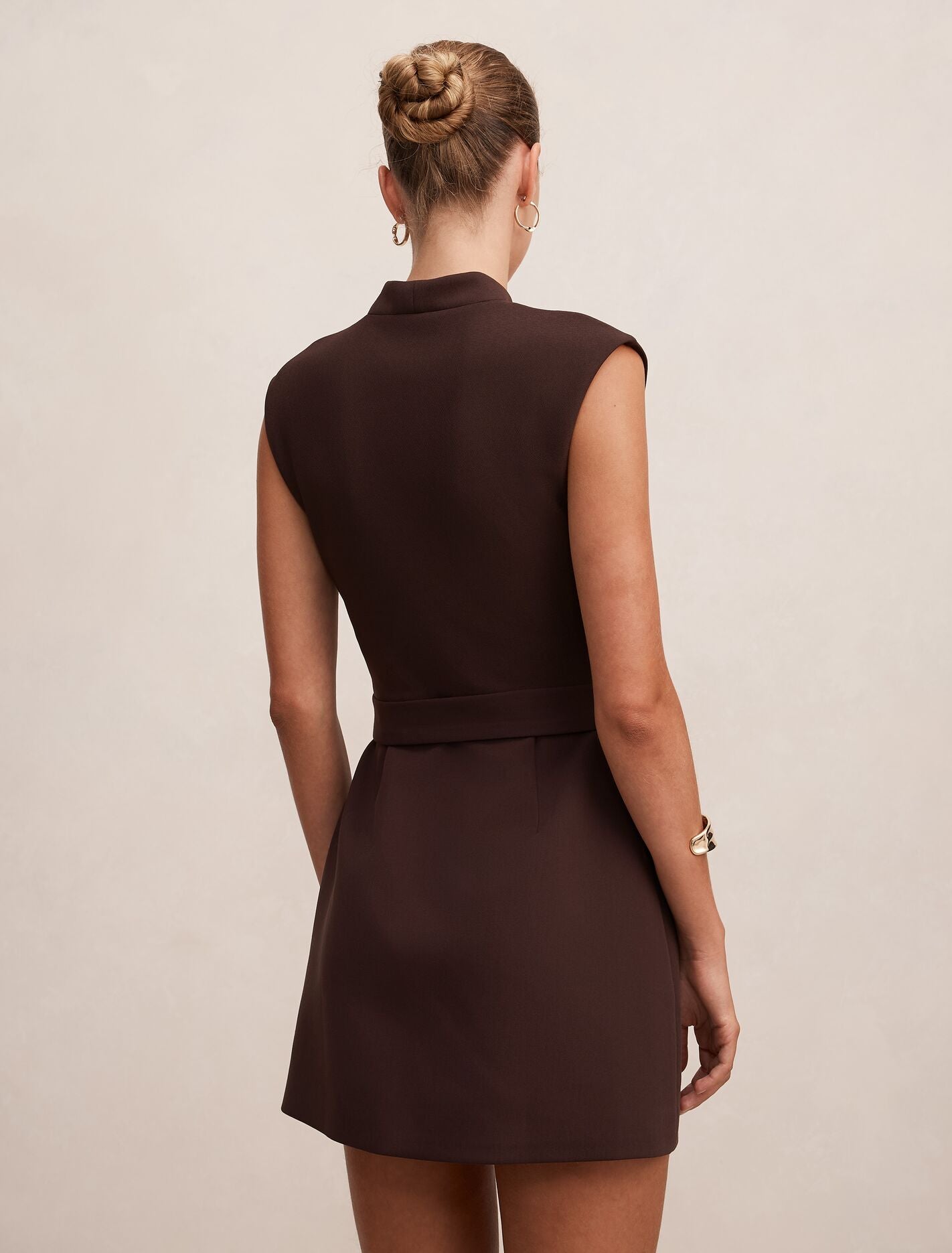 Rory Structured Tie Mini Dress