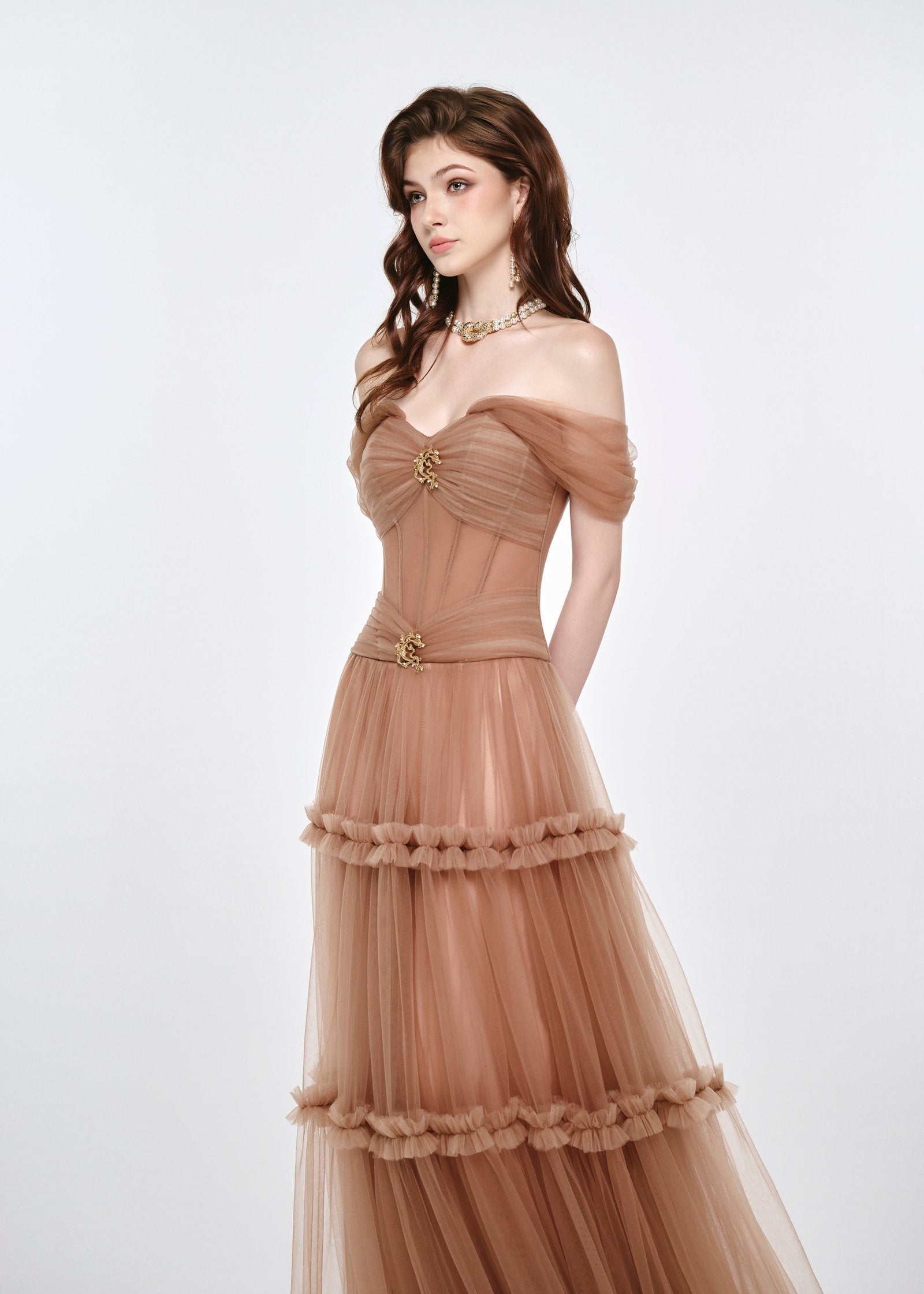 Marilyn Dress - Customize / Mocha