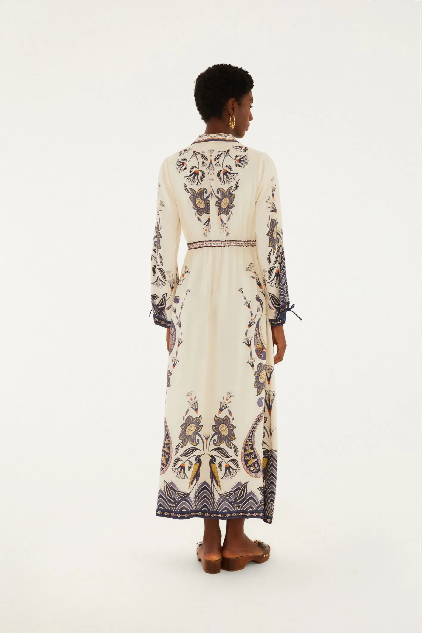 Riviera Printed Scarf Maxi Dress