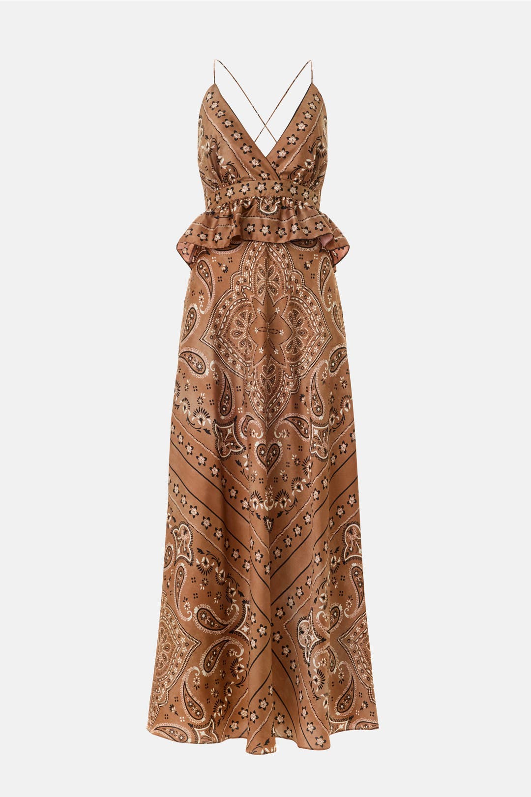 Bandana Print Maxi Dress