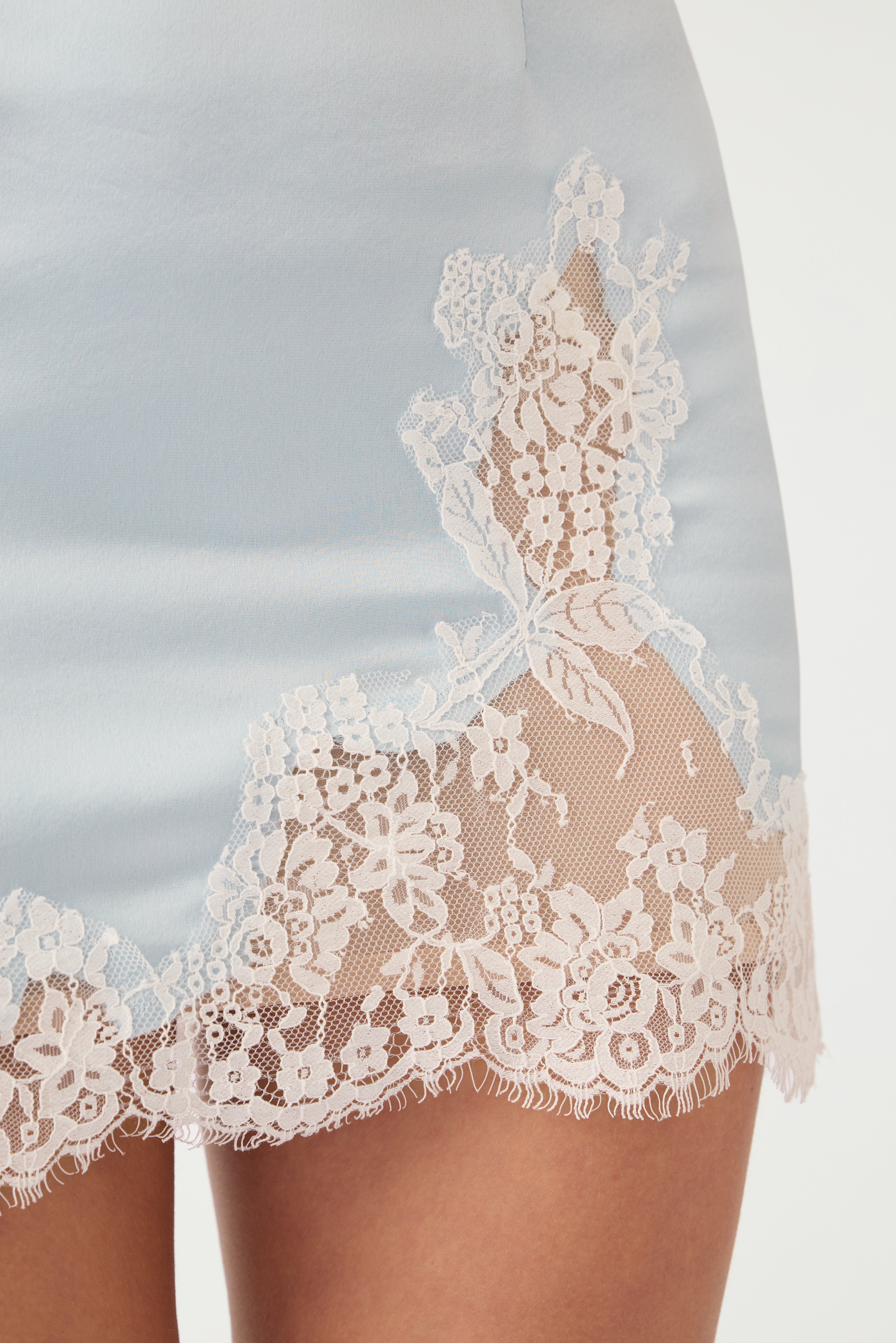 Ellen Mini Dress - Frost Blue