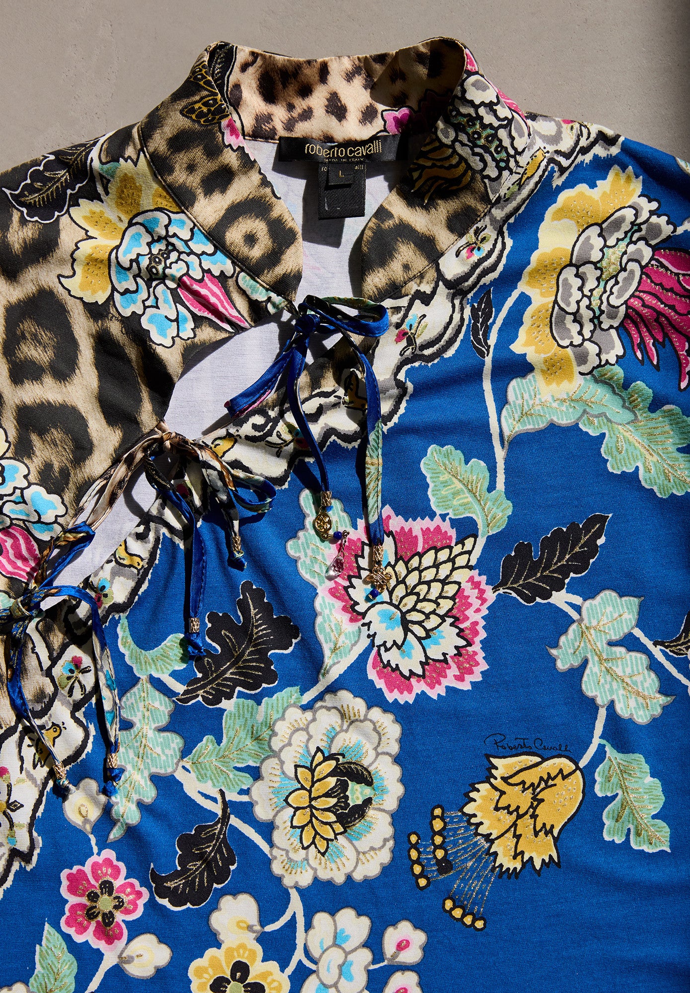 Синий комплект Roberto Cavalli