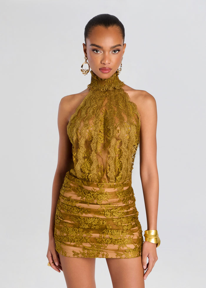 Emerald Lace Dress