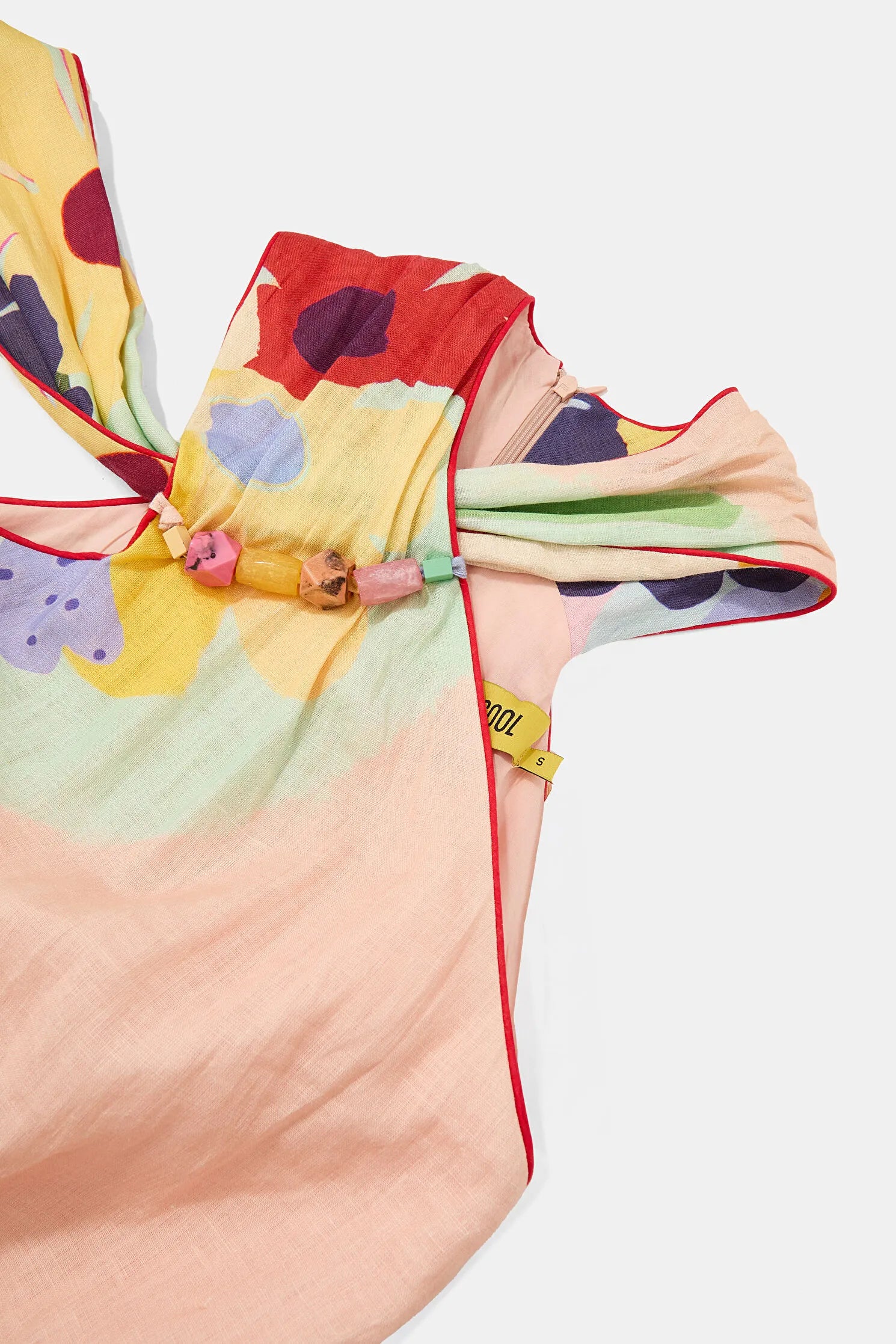 Multicolor Patterned Mini Women's Dress