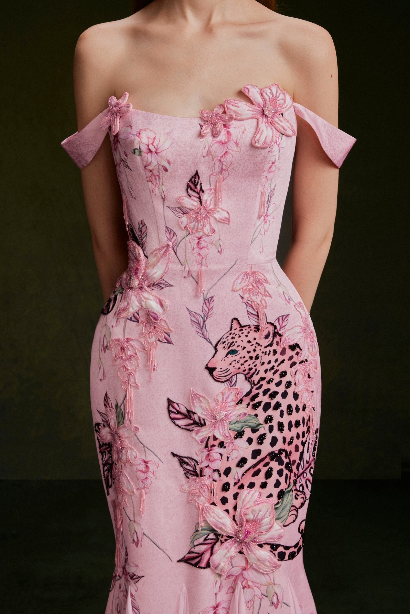 Panthère Bejeweled Gown