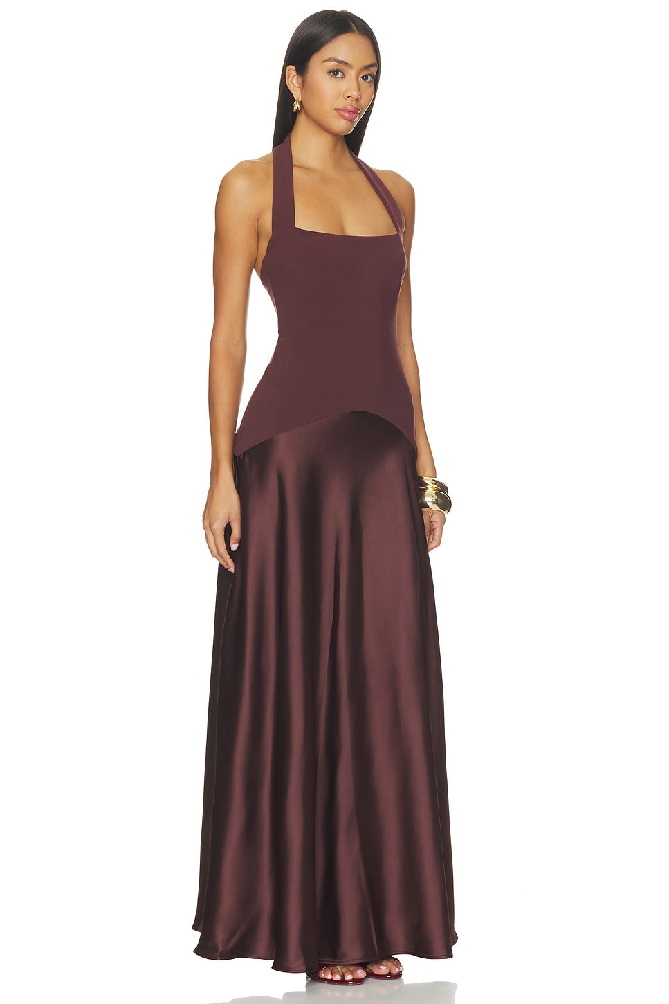 Alice Halter Maxi Dress