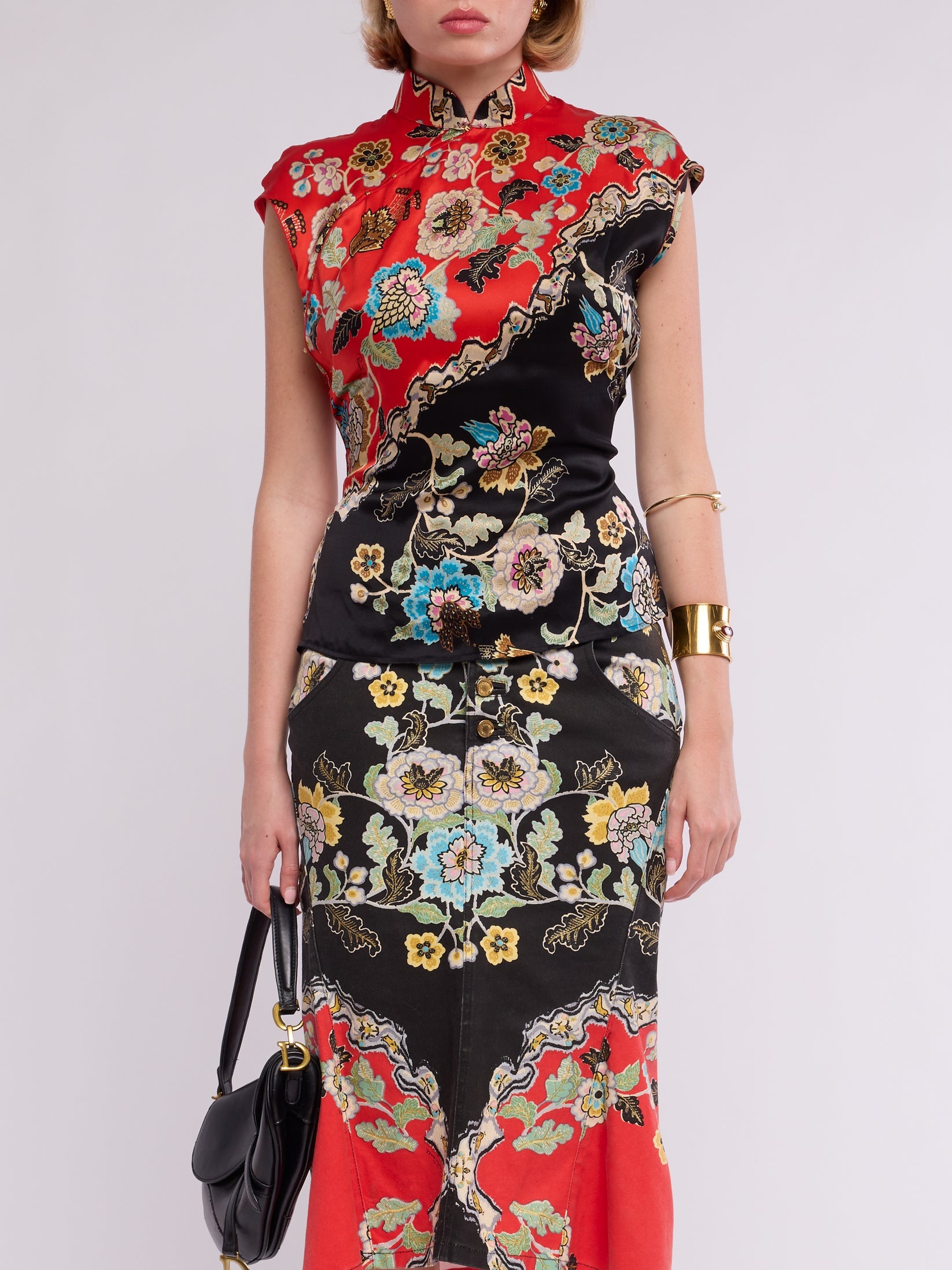 Roberto Cavalli SS 2003 Chinoiserie Set