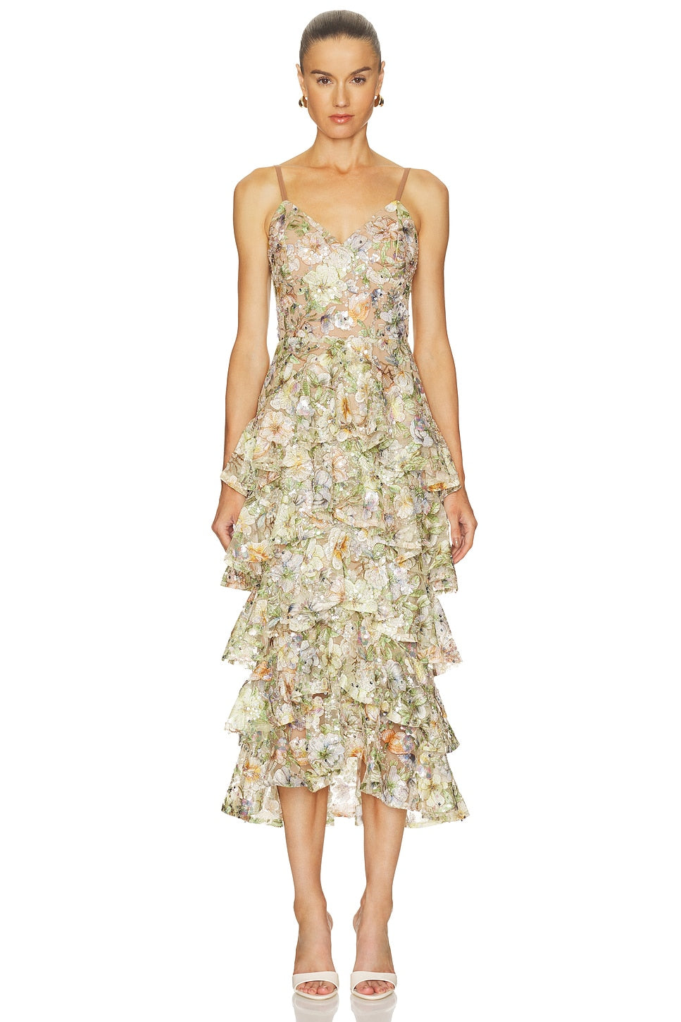 Saffron Floral Dress