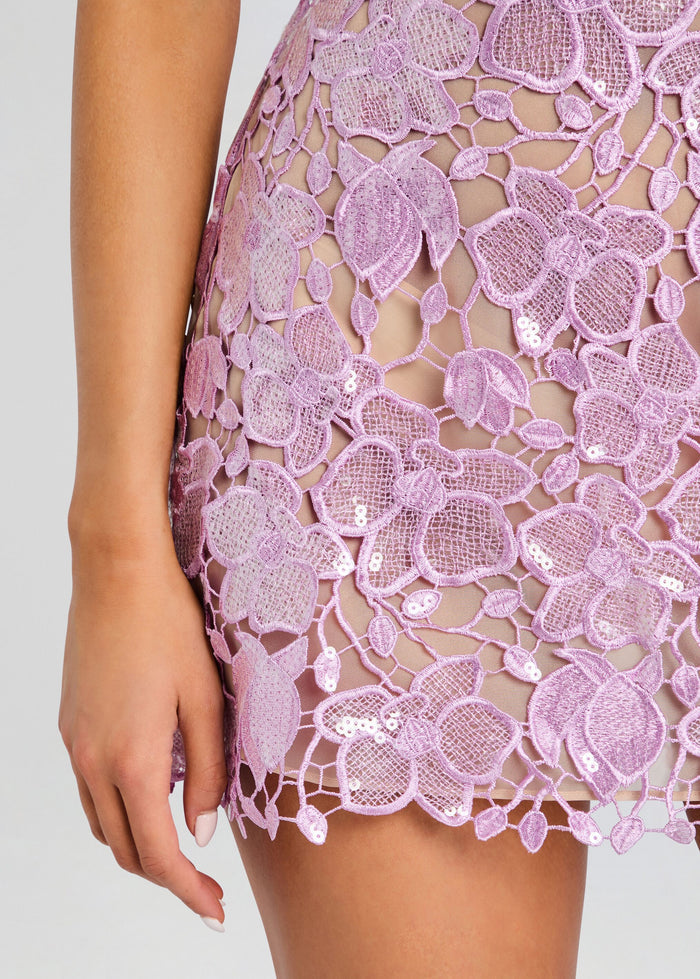 Kamala Sequin Lace Dress