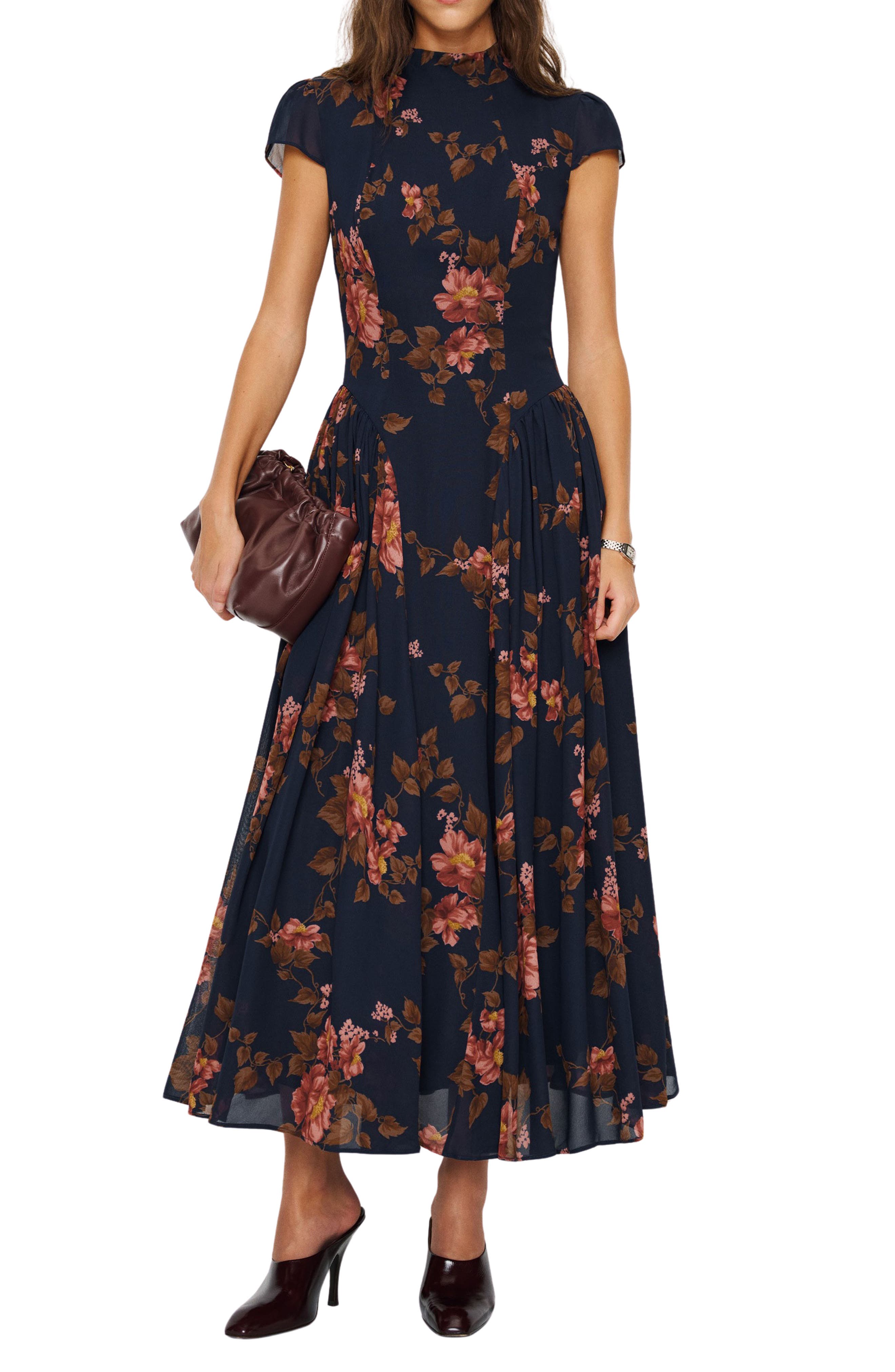 Maven Floral Print Maxi Dress