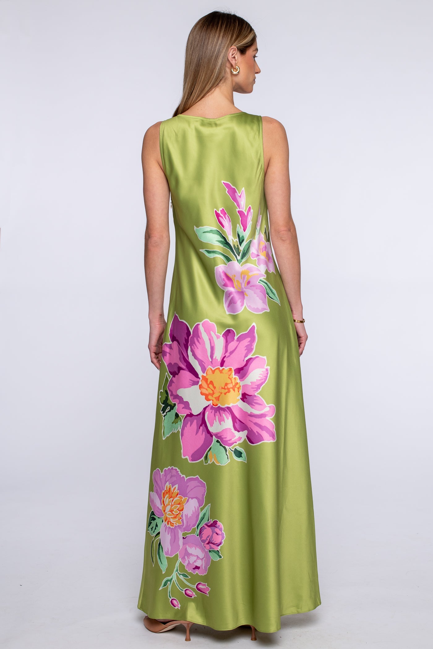 Ginger Dress in Bias Bouquet