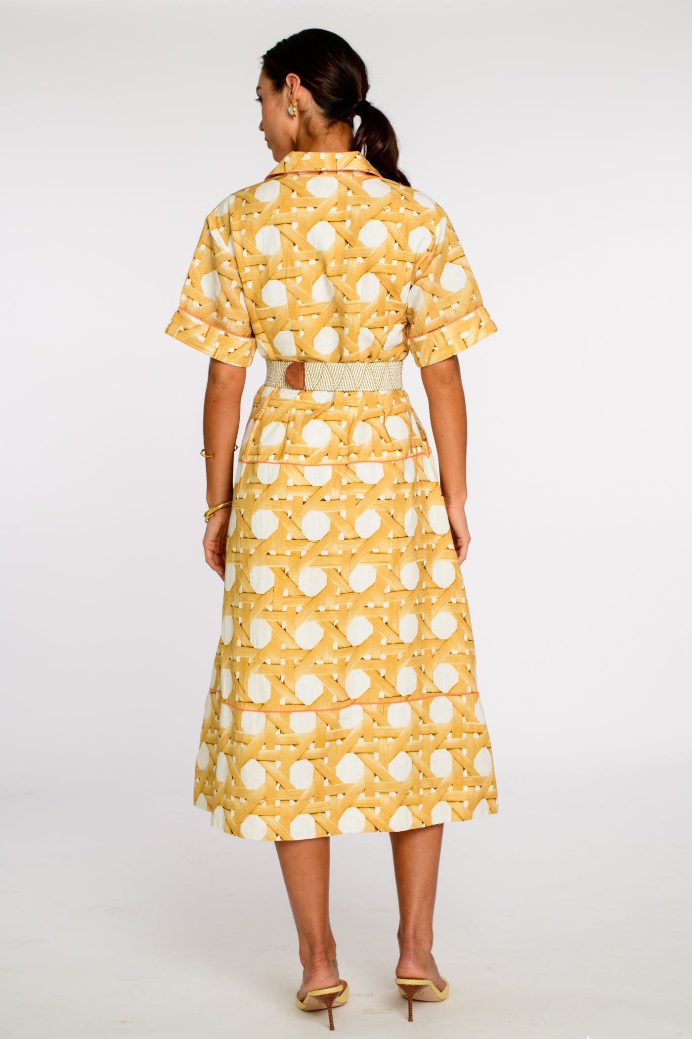 Collins Dress in Wicker