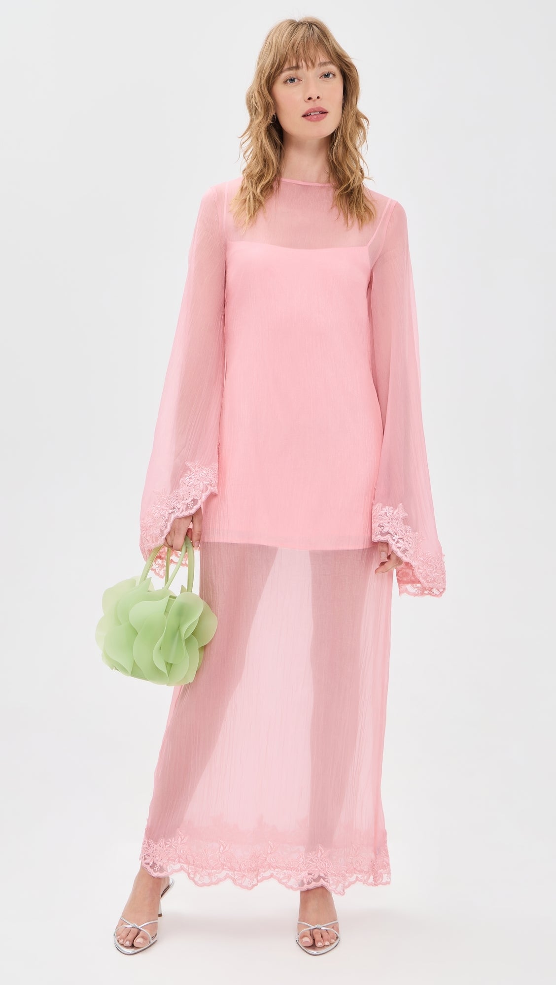 Yellow the Label Elowen Organza Dress Pink