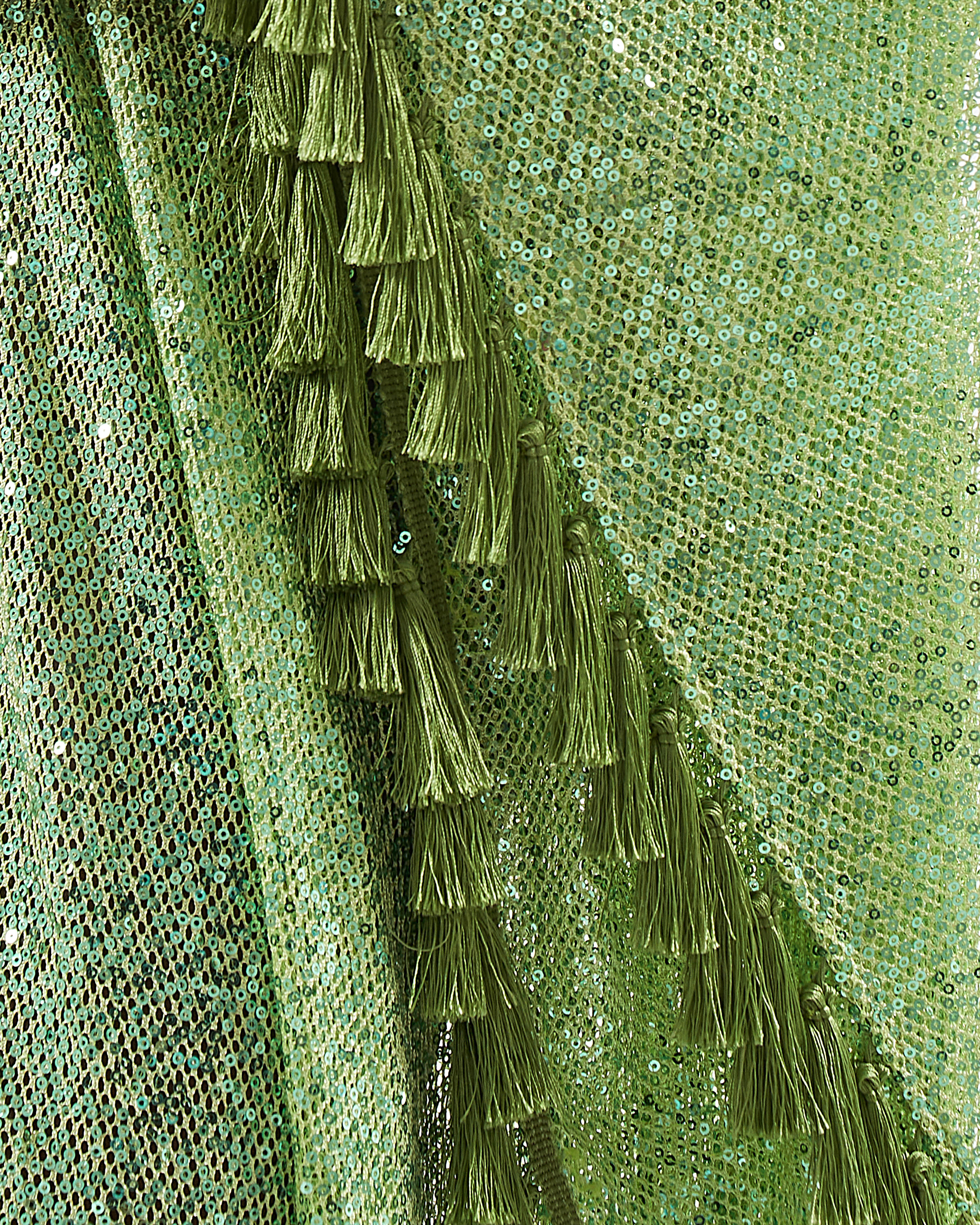 Absolutely OOO Kaftan in Acid Green