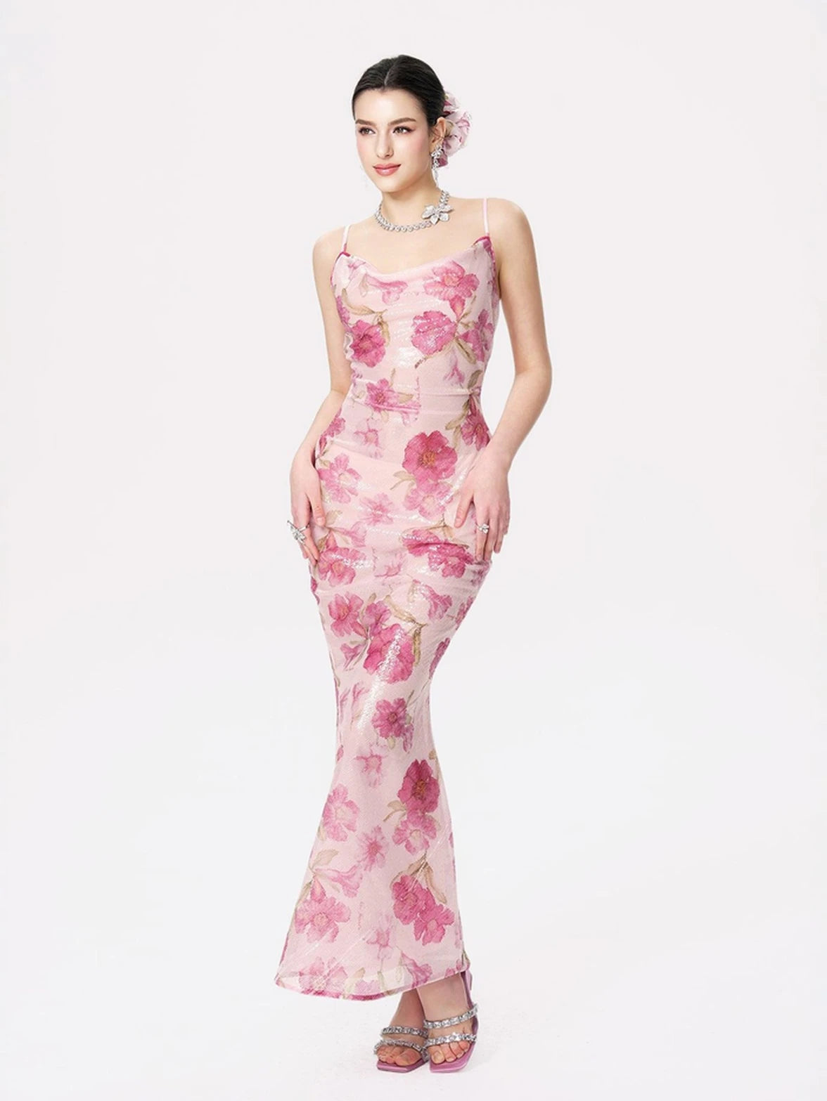 Vivienne Dress: Pink Dress for Garden Wedding Guest | Nana Jacqueline