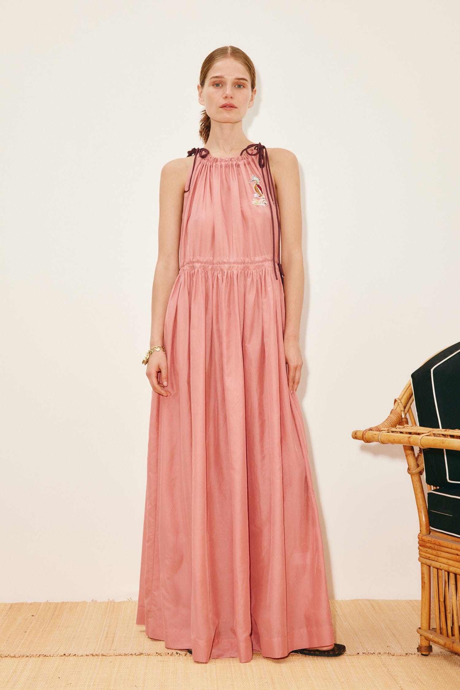 ZURI EMBELLISHED MAXI DRESS