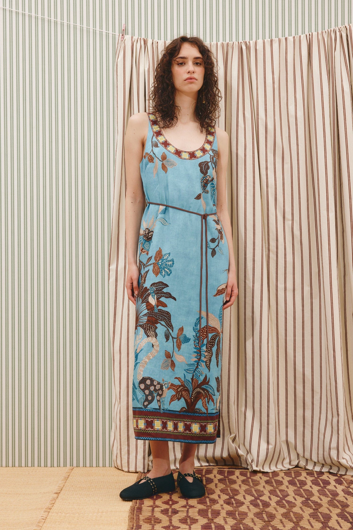 GEORGIE SLEEVELESS MIDI DRESS
