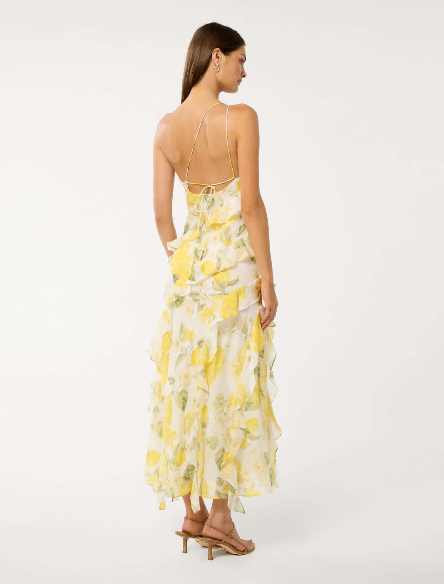 Belle One Shoulder Ruffle Dress
