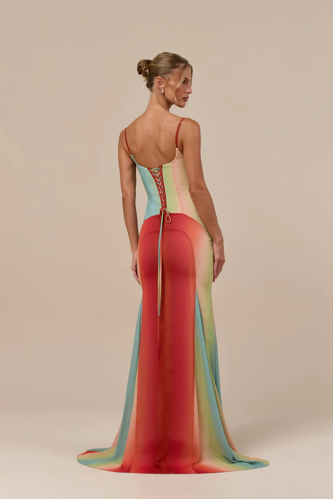 RAYNE PANELLED MAXI DRESS