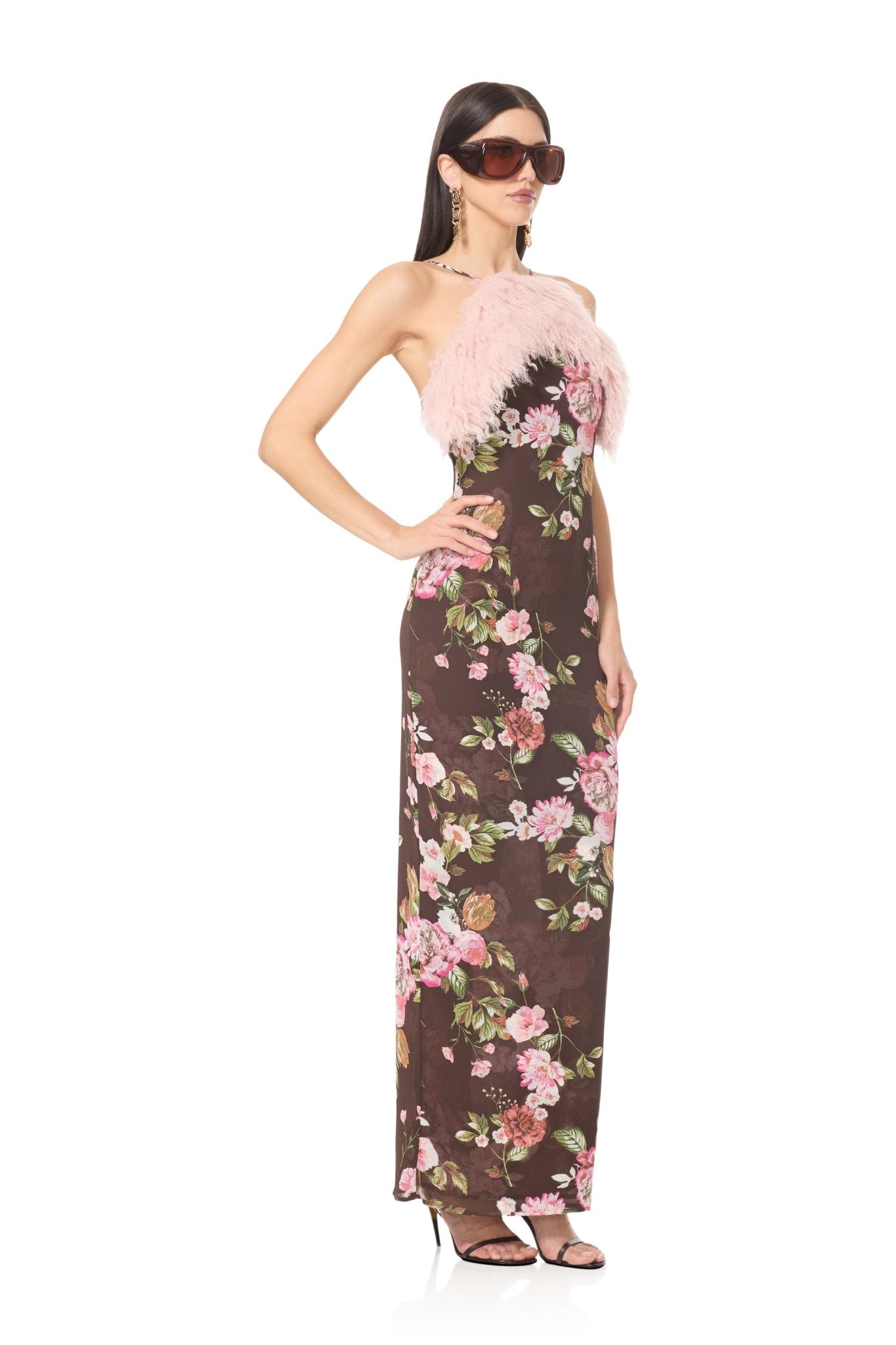 Jeffries Dress - Chocolate Rose