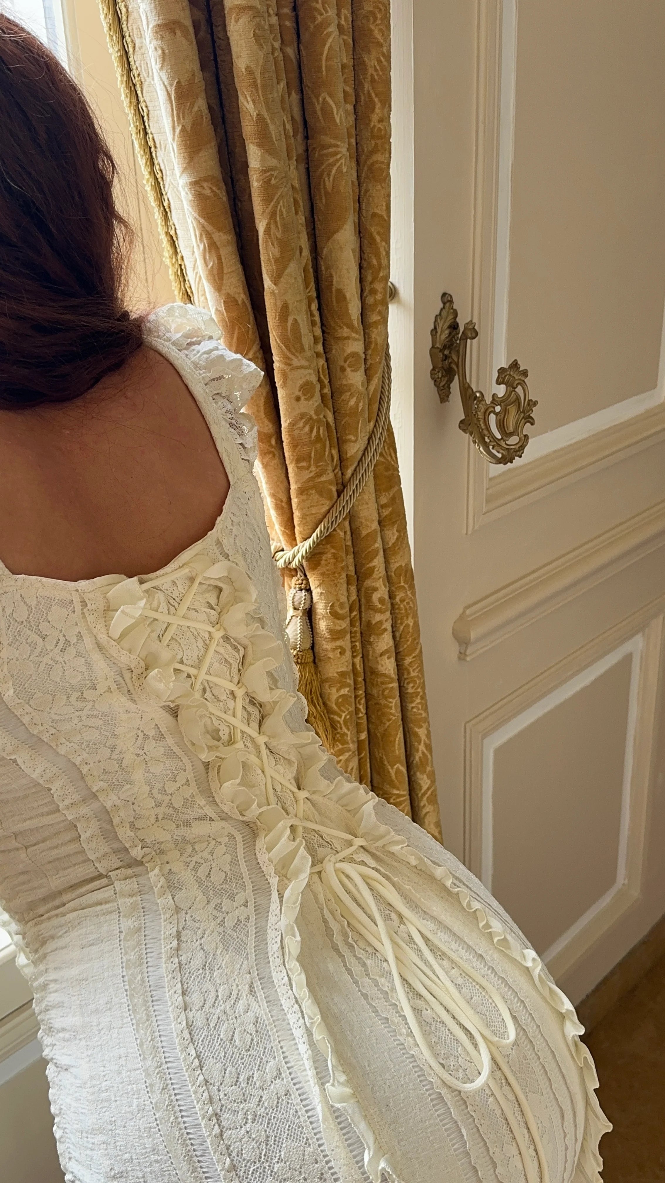 The Desirée Dress in Lily Lace