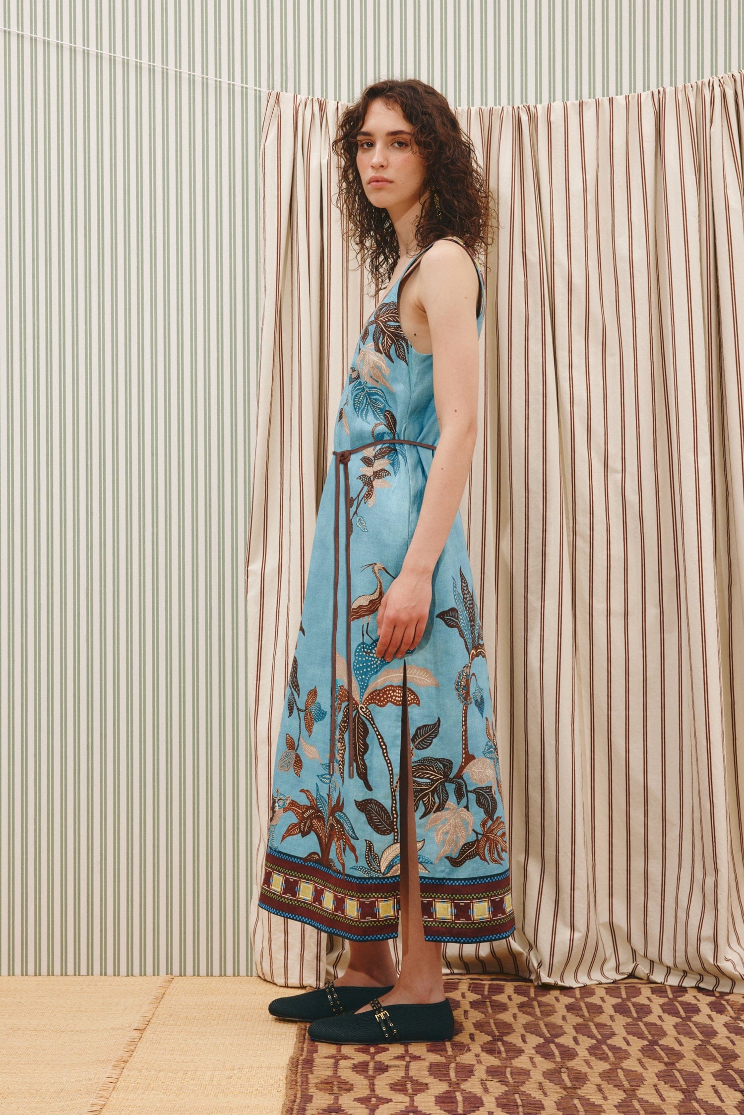 GEORGIE SLEEVELESS MIDI DRESS
