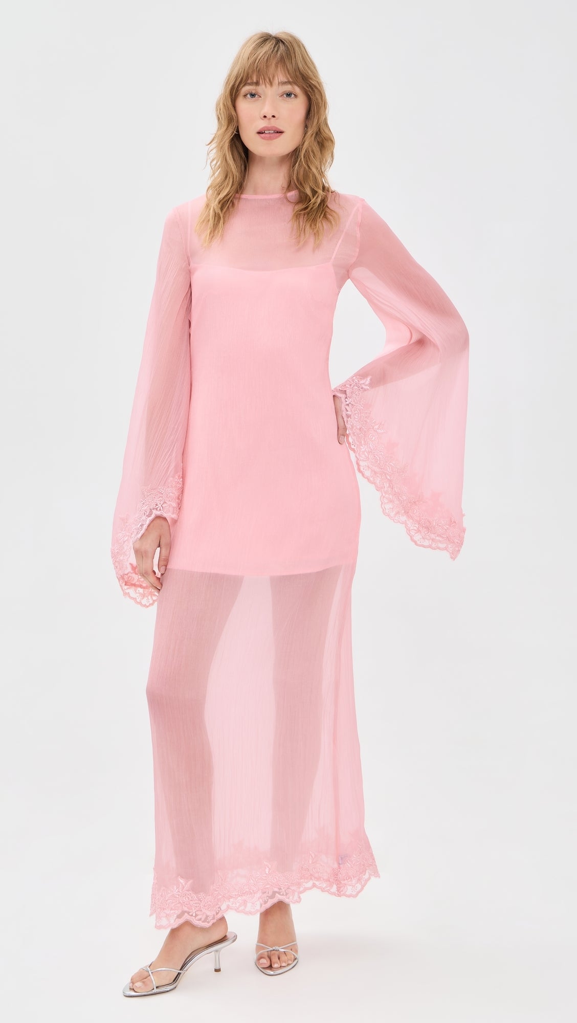 Yellow the Label Elowen Organza Dress Pink