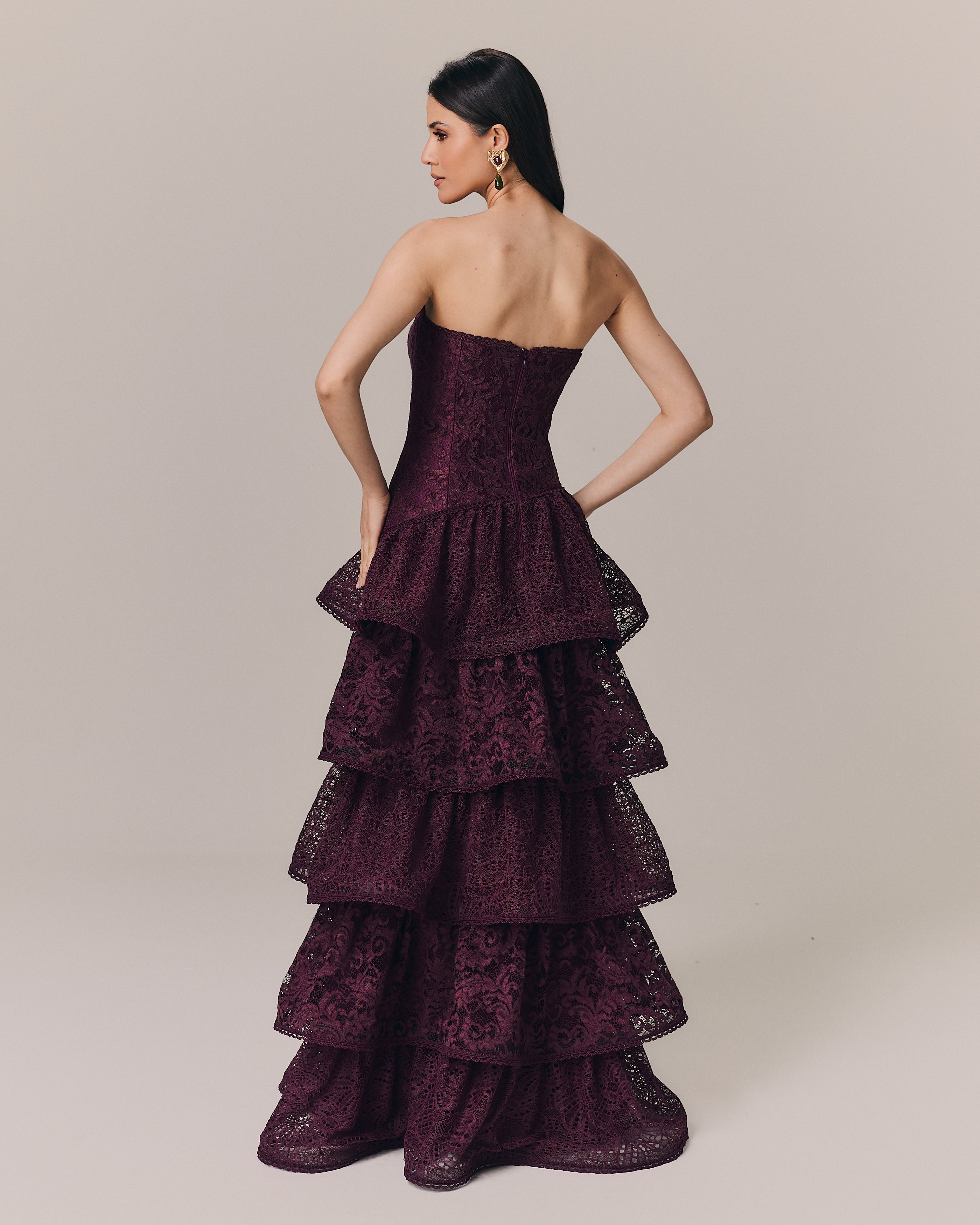 VESTIDO LONGO ALICE VINO