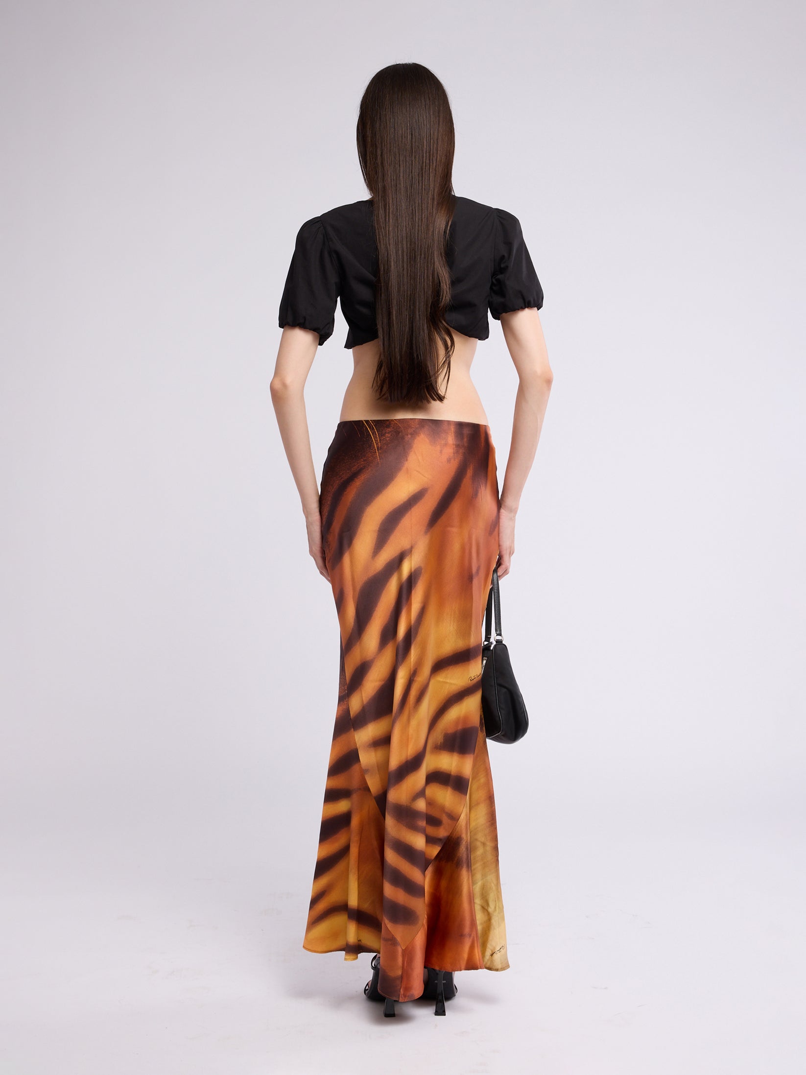 Roberto Cavalli FW 2000 Tiger Skirt - Animal Print