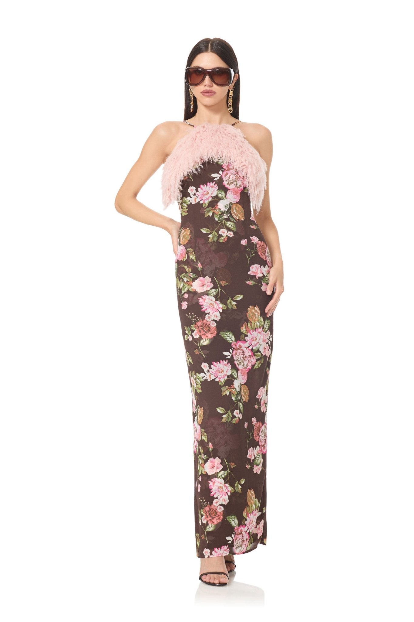 Jeffries Dress - Chocolate Rose