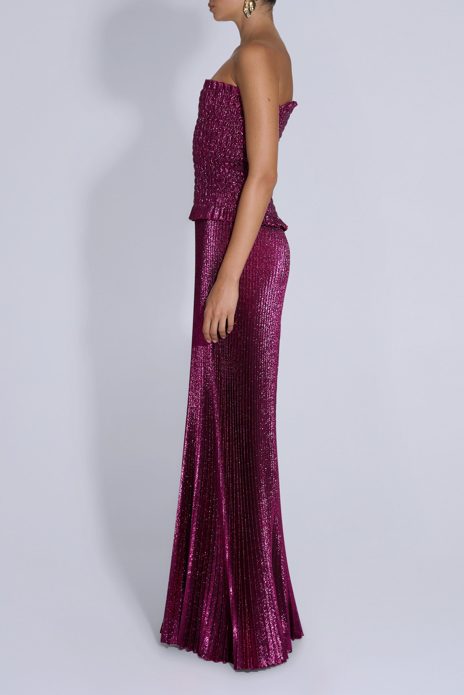 Maya Gown - Sangria Glitter