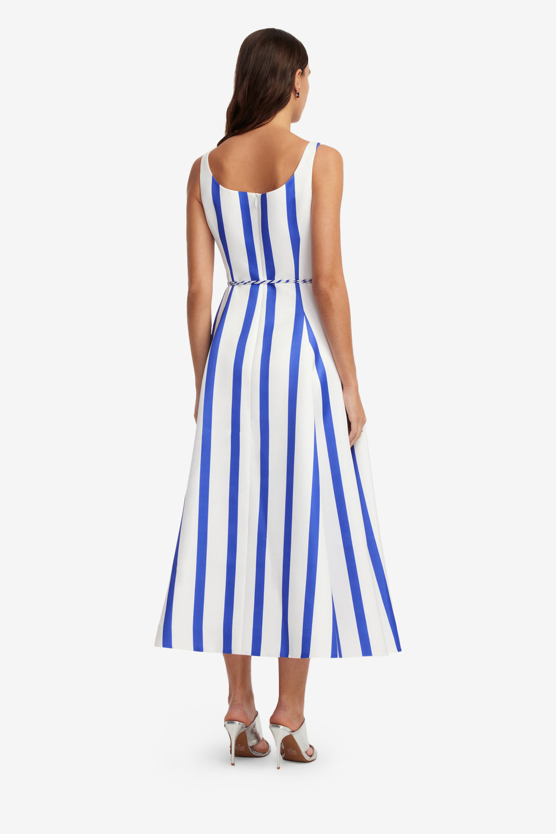 Serafina Striped Maxi Dress - Navy