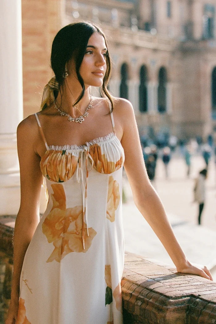 Mariah Dress: Floral Maxi Dress