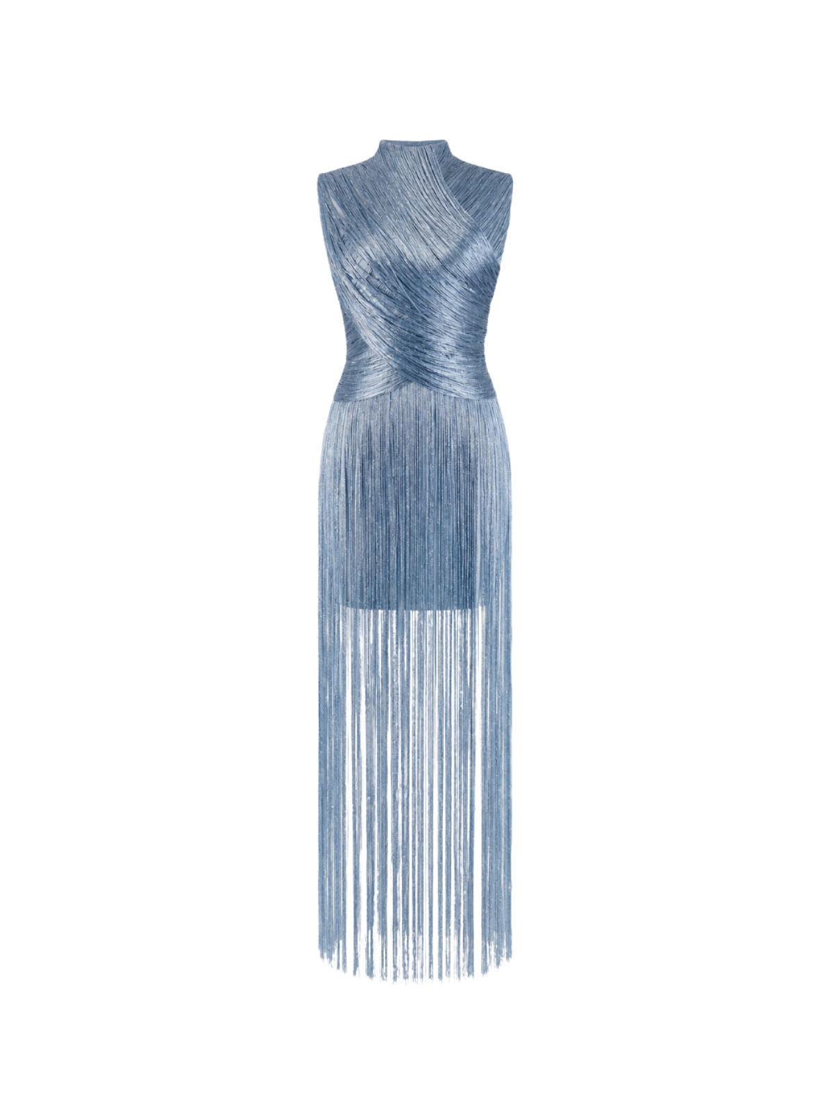 S Zavelyn Sleeveless Fringe Bandage Dress