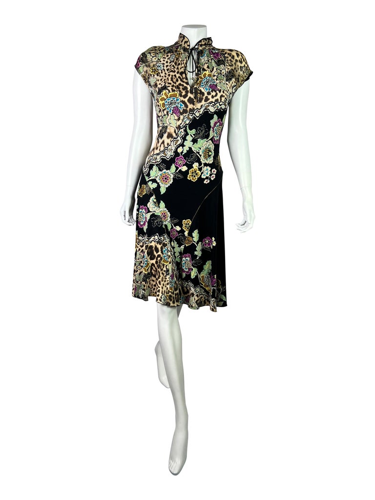 SS 2003 Roberto Cavalli Chinoiserie Dress