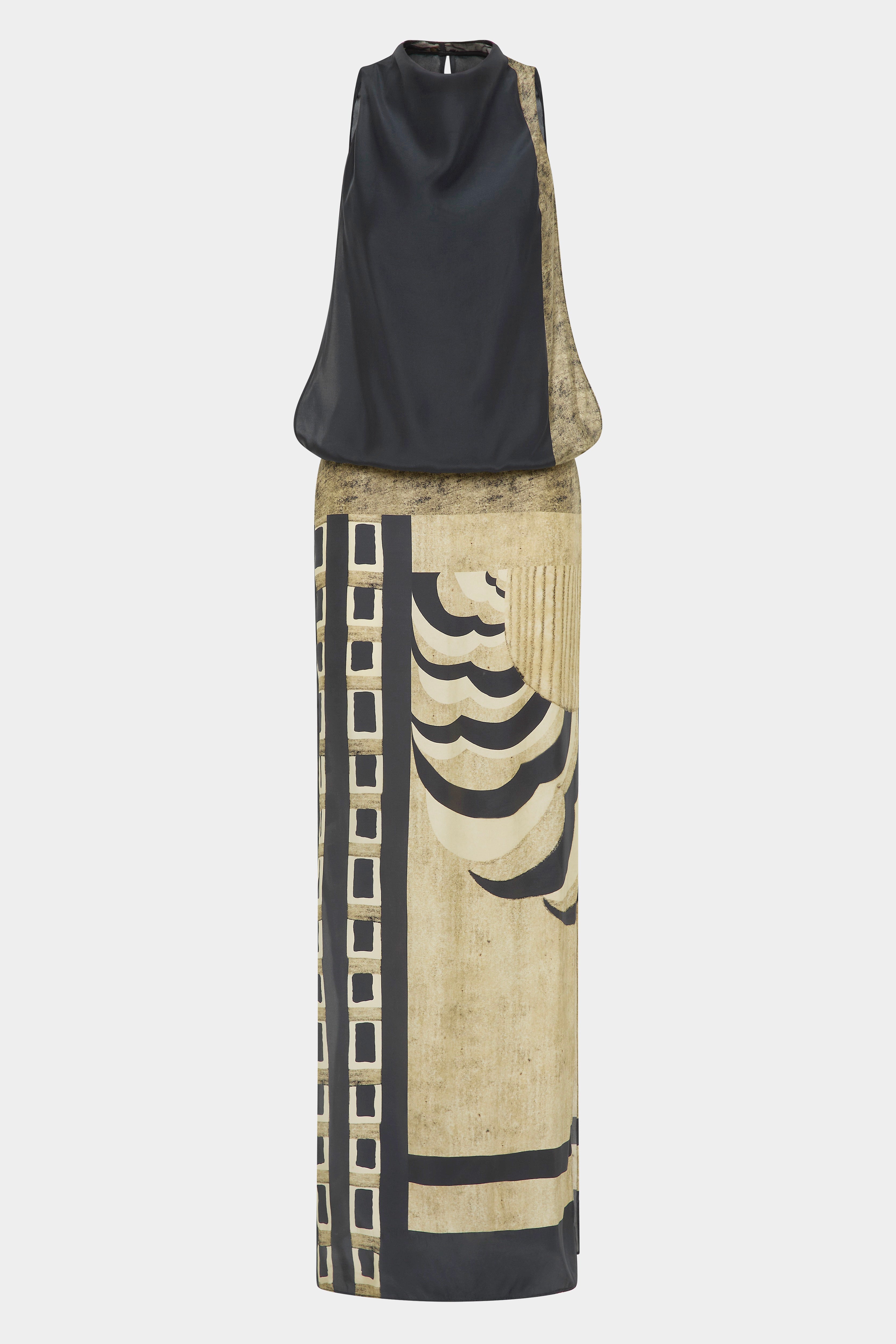 Sona Maxi Dress-Geo Scape