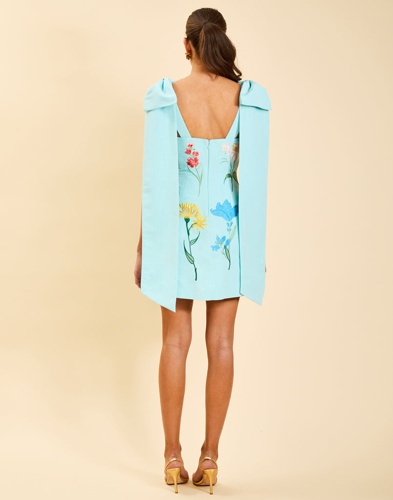 Samar Convertible Bow Mini Dress