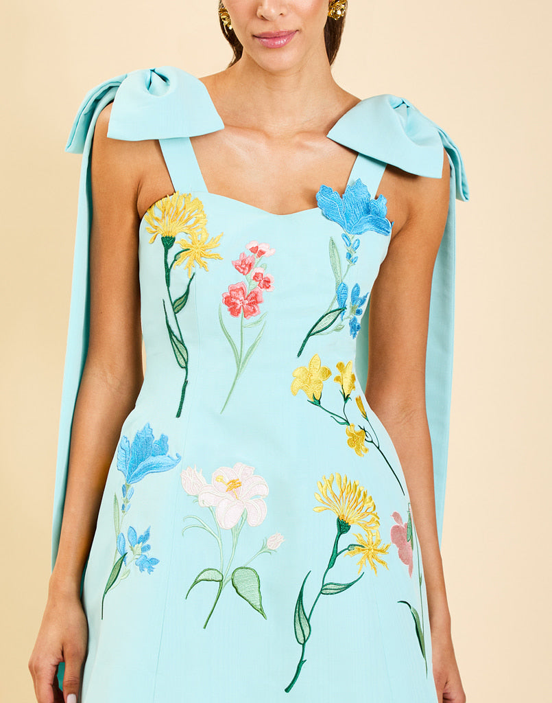 Samar Convertible Bow Mini Dress