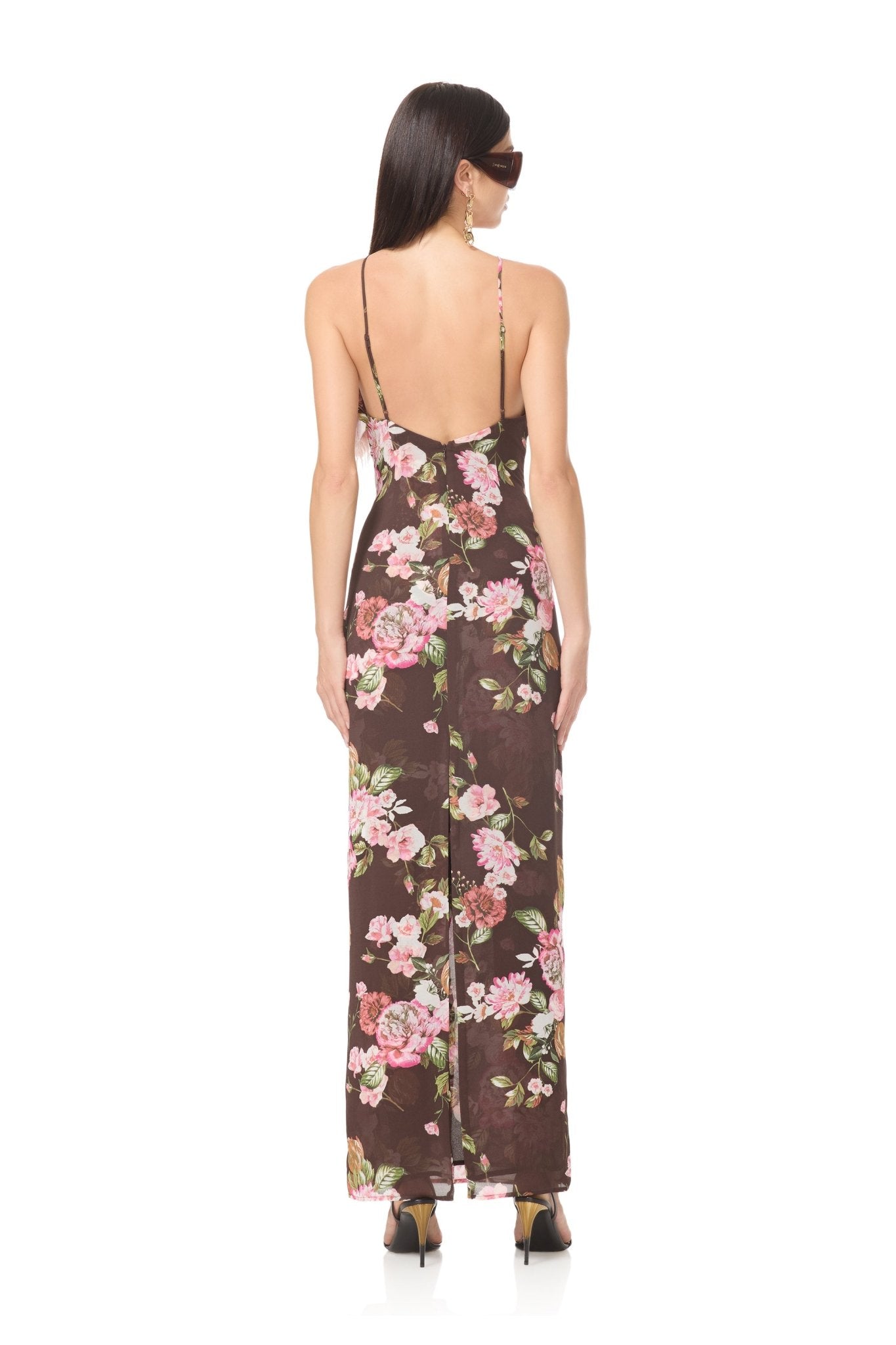 Jeffries Dress - Chocolate Rose