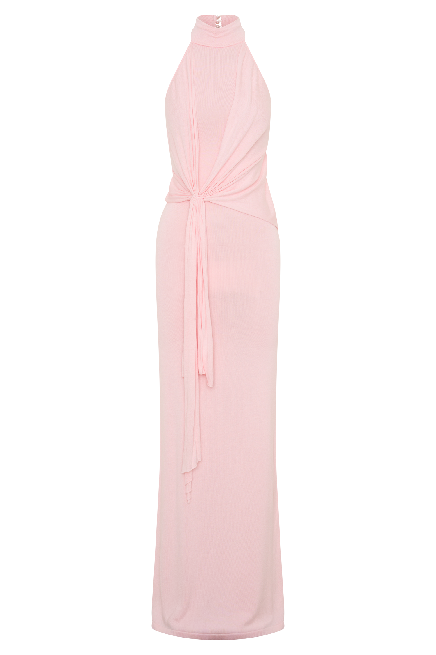 Halter Knit Maxi Dress