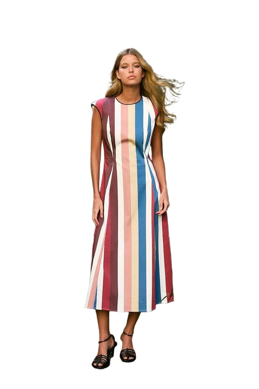VESTIDO COLUMN TENA MULTI - 34