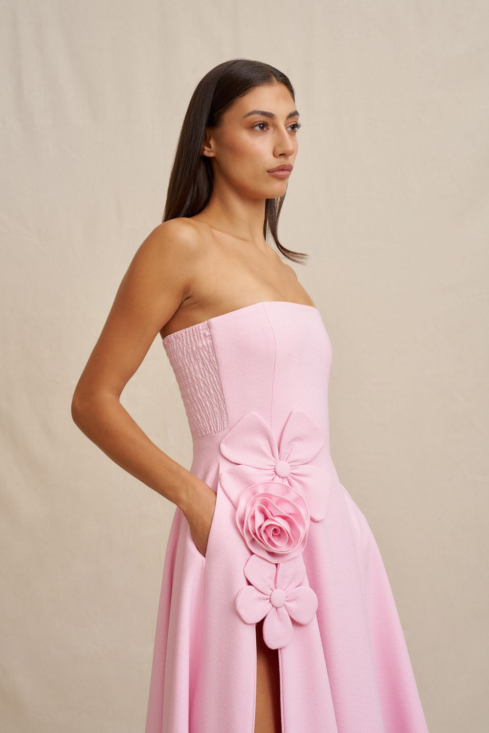 Flora Strapless Dress