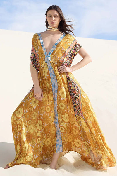 Abito Lungo Carly 70’s Gipsy Flower